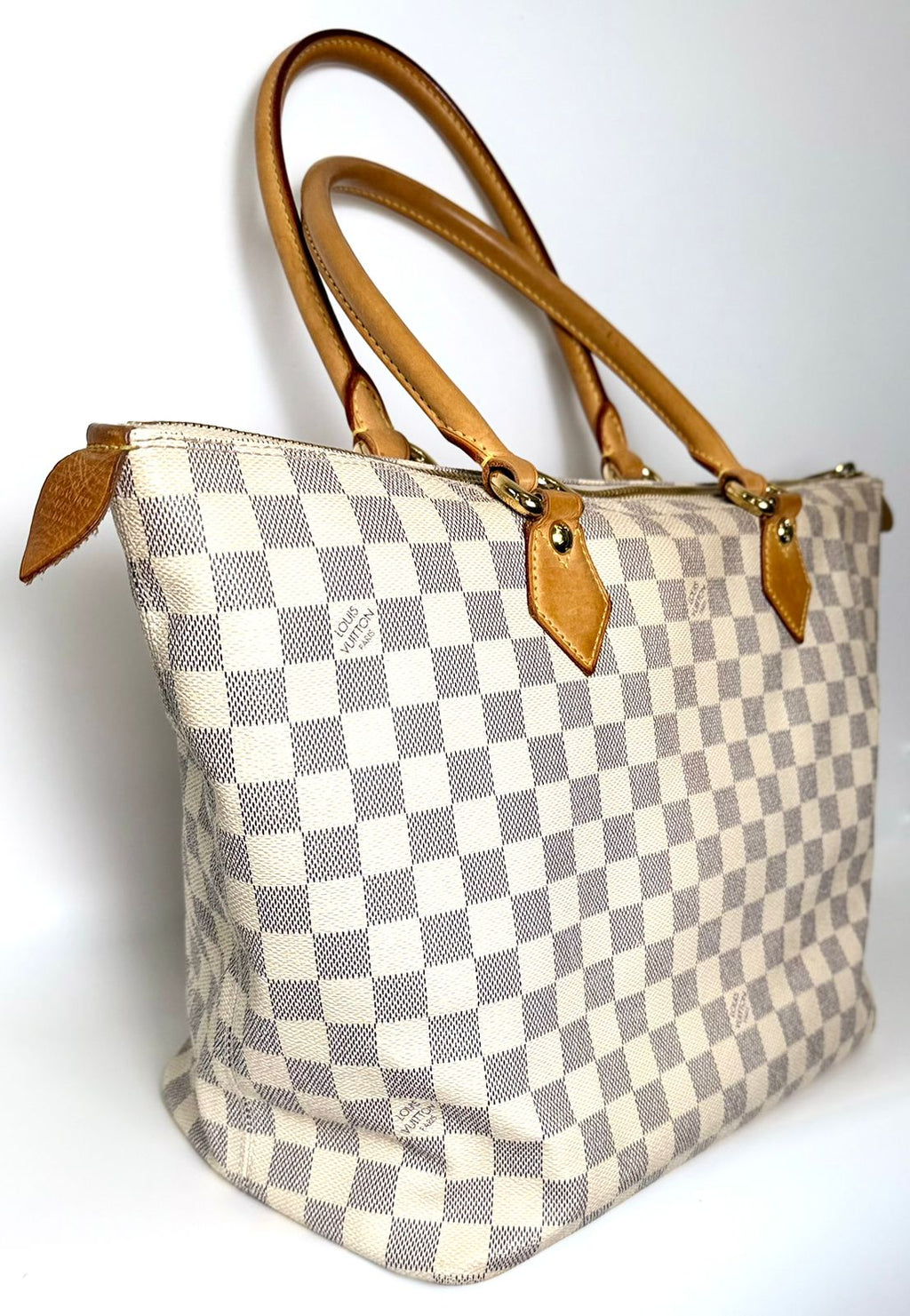 LOUIS VUITTON DAMIER AZUR SALEYA PM TOTE BAG