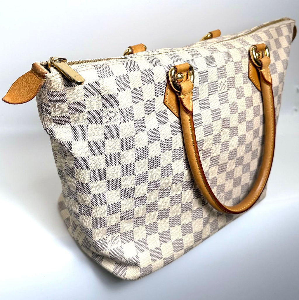 LOUIS VUITTON DAMIER AZUR SALEYA PM TOTE BAG