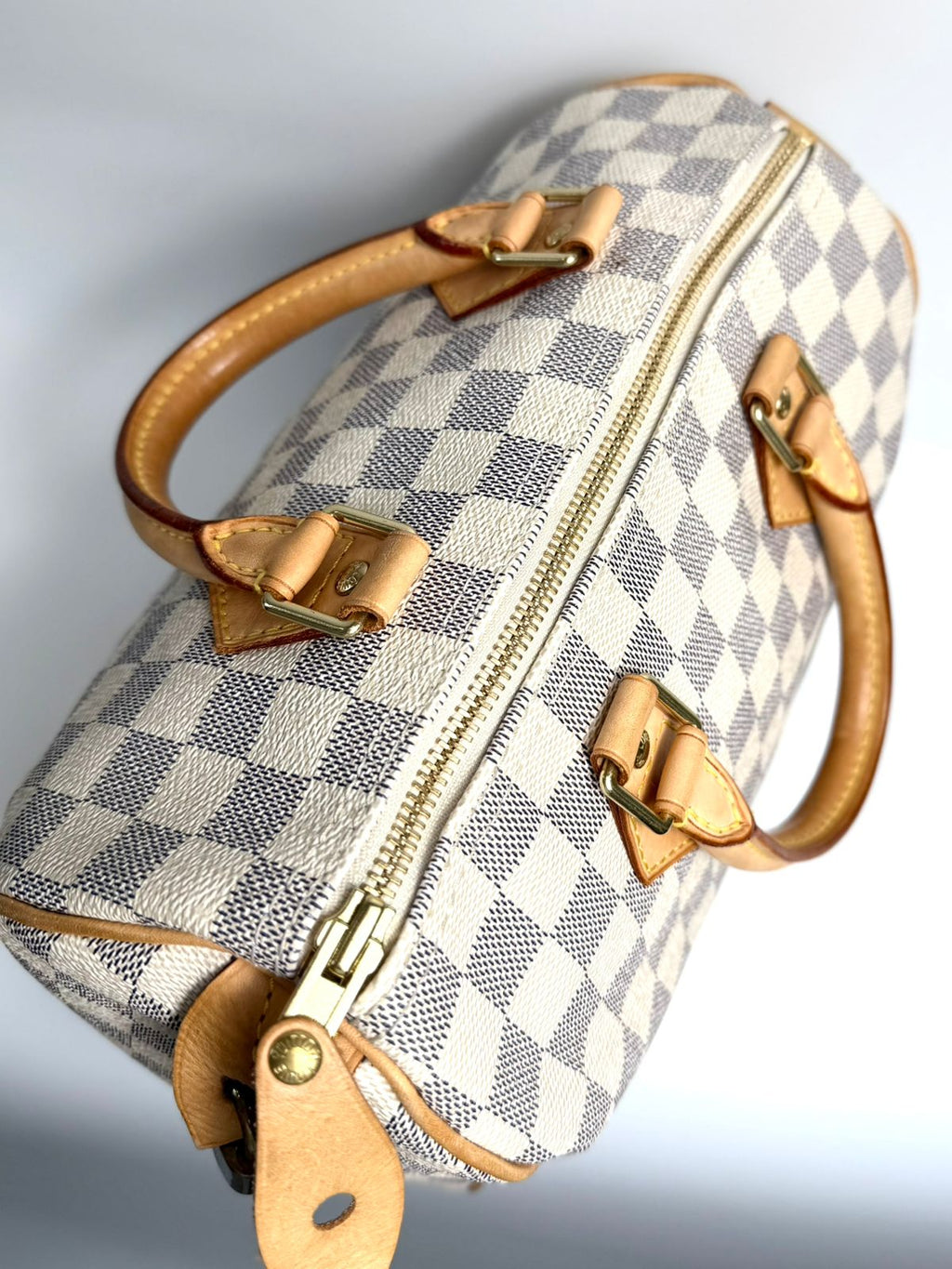 LOUIS VUITTON DAMIER AZUR SPEEDY 25 HANDBAG