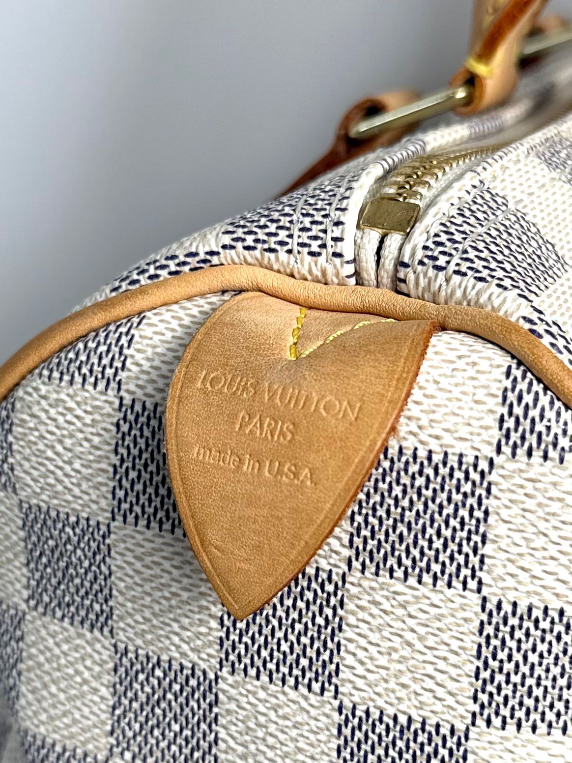 LOUIS VUITTON DAMIER AZUR SPEEDY 25 HANDBAG
