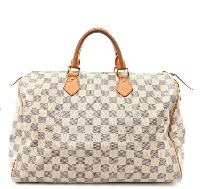 LOUIS VUITTON DAMIER AZUR SPEEDY 35 HANDBAG