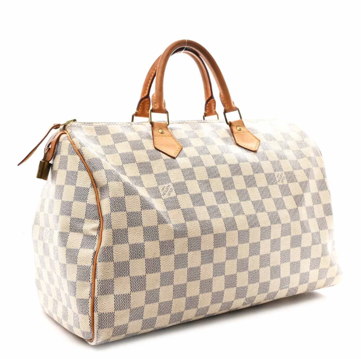 LOUIS VUITTON DAMIER AZUR SPEEDY 35 HANDBAG