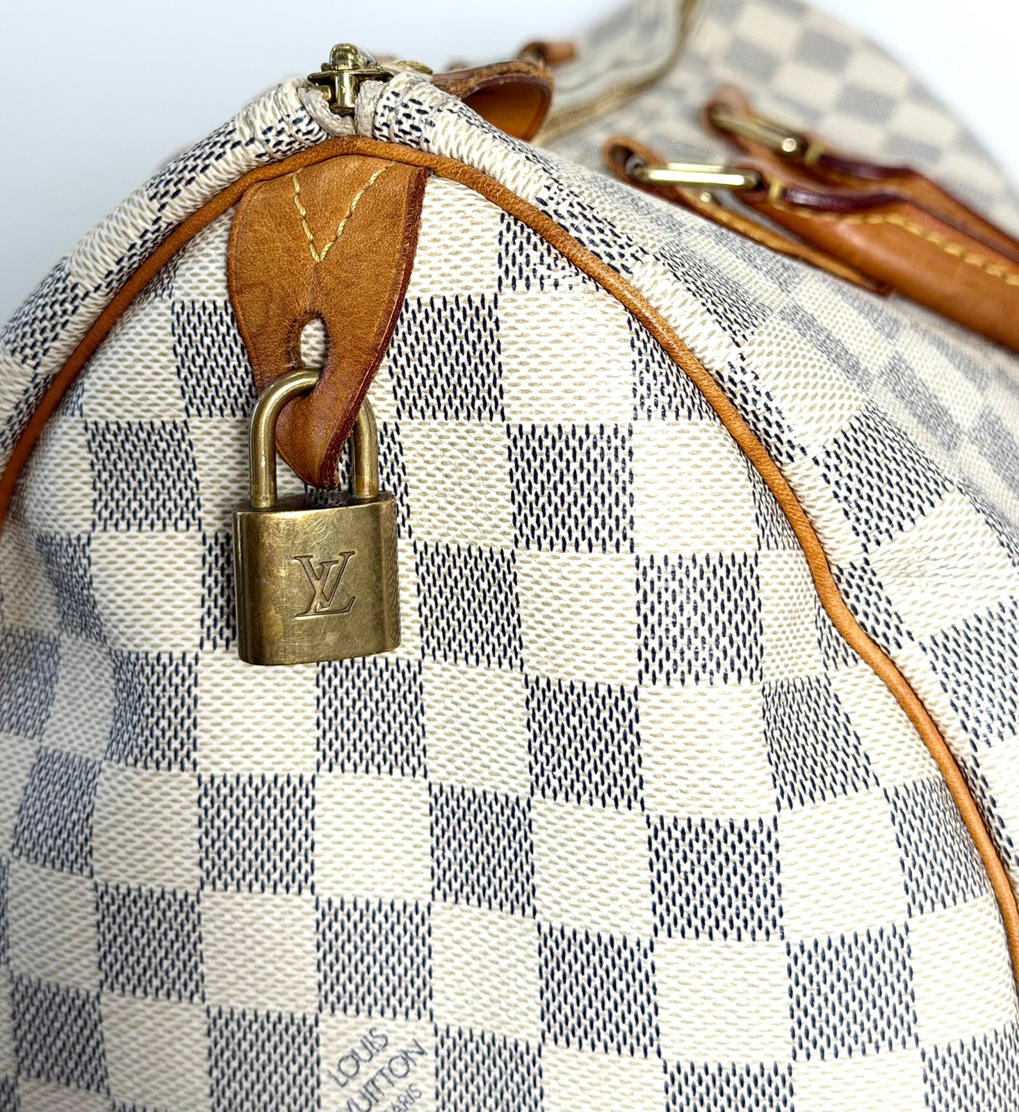 LOUIS VUITTON DAMIER AZUR SPEEDY 35 HANDBAG