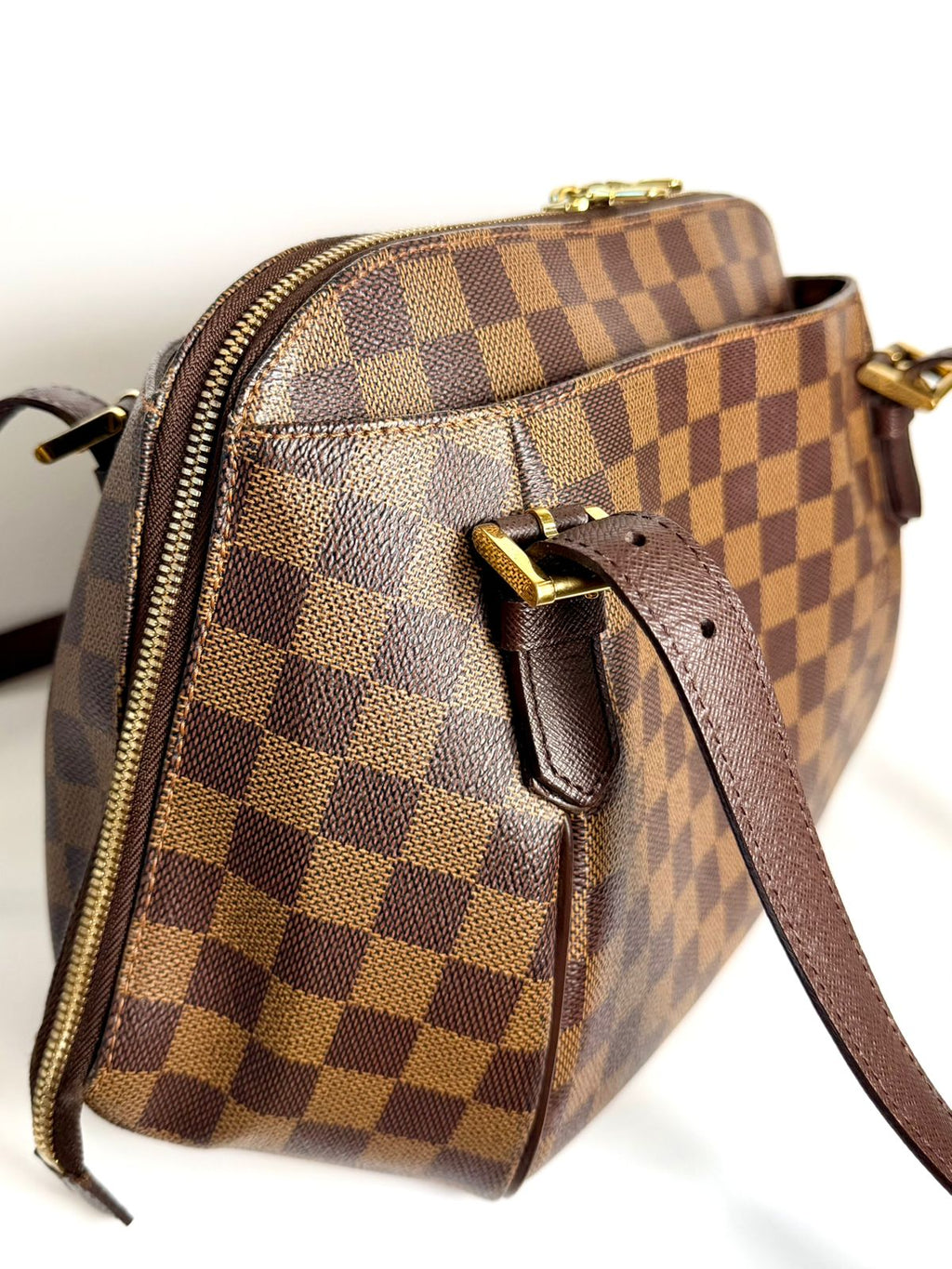 LOUIS VUITTON DAMIER EBENE BELEM MM SHOULDER BAG
