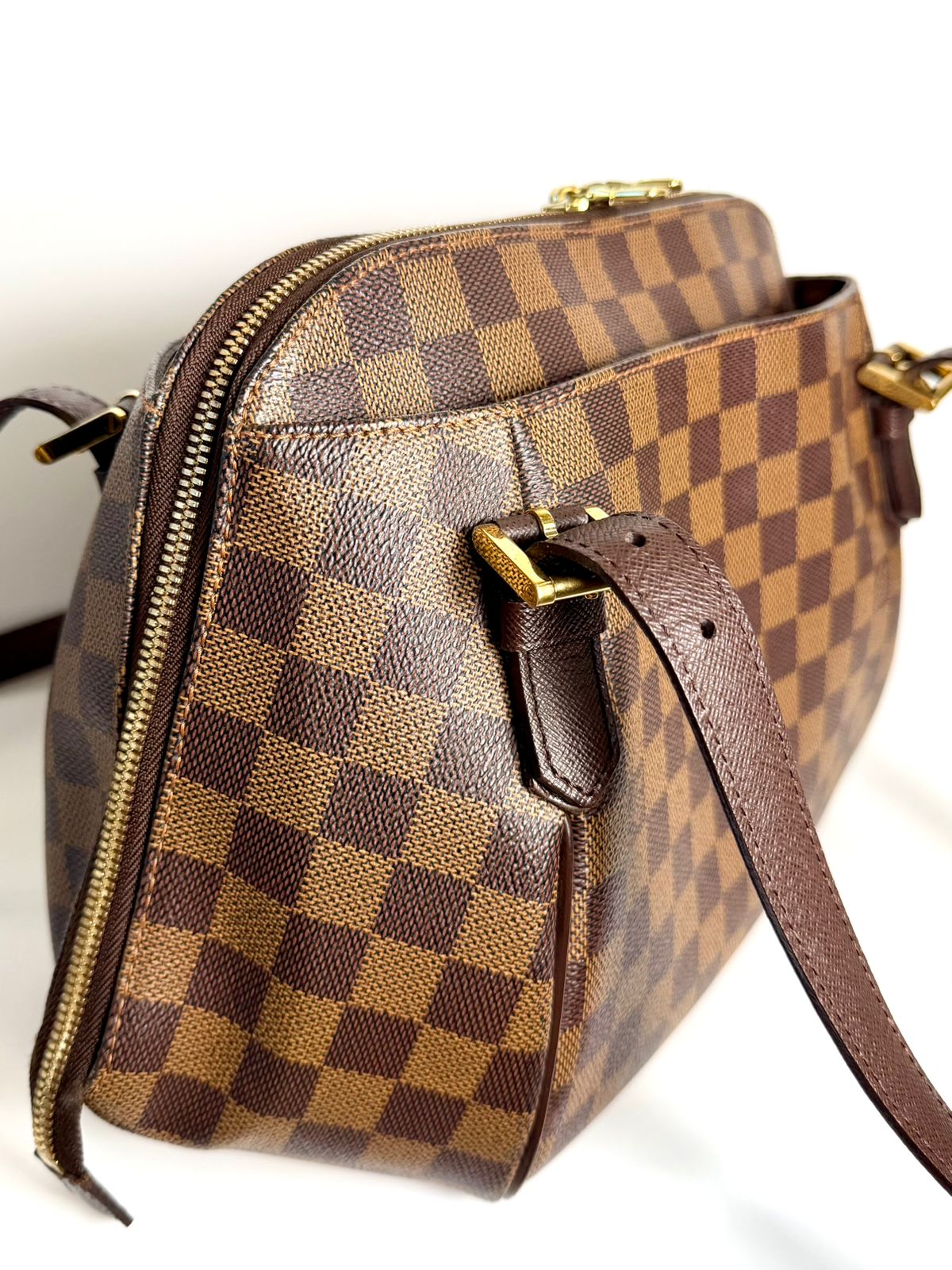 LOUIS VUITTON DAMIER EBENE BELEM MM SHOULDER BAG