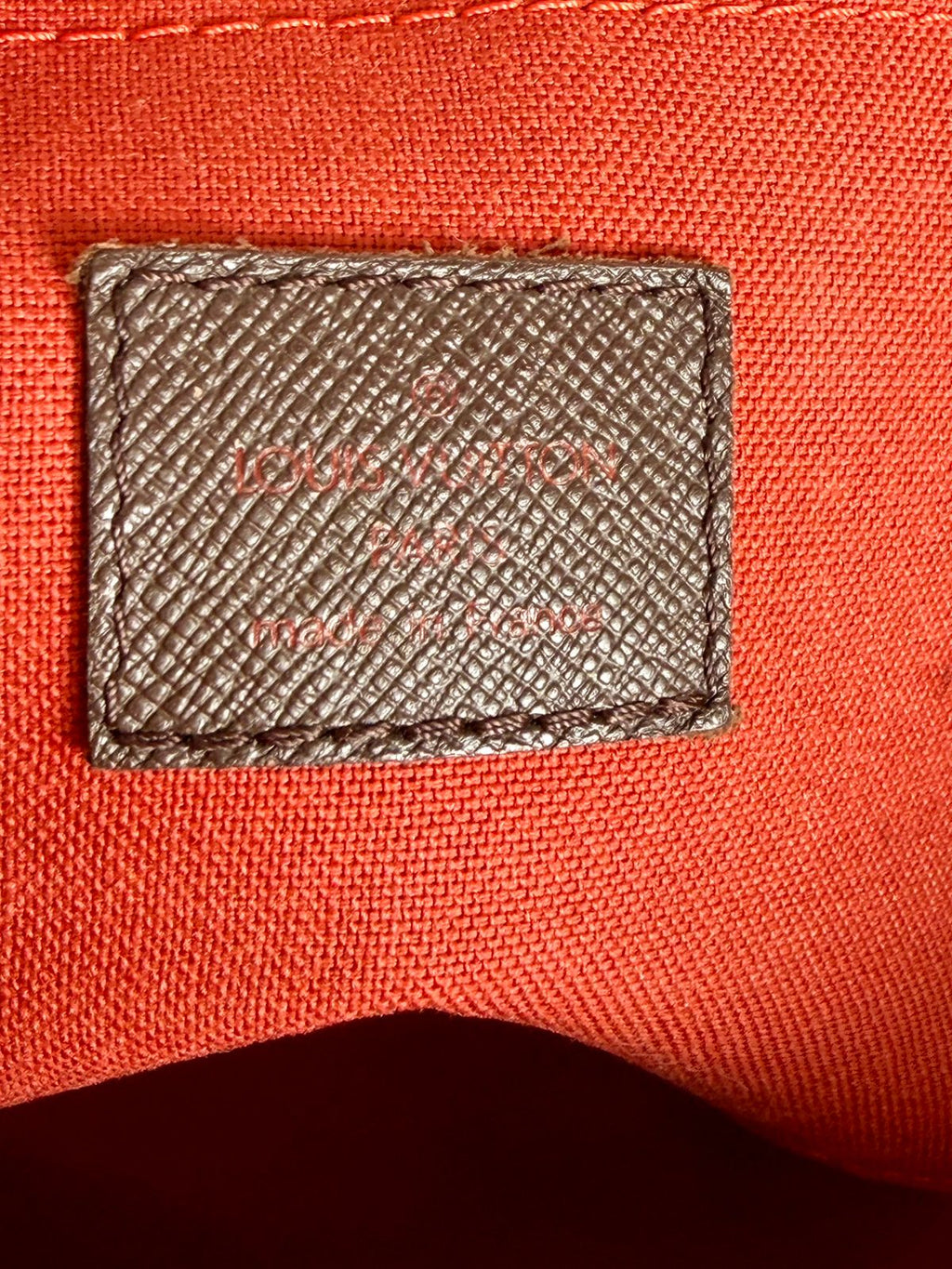 LOUIS VUITTON DAMIER EBENE BELEM MM SHOULDER BAG