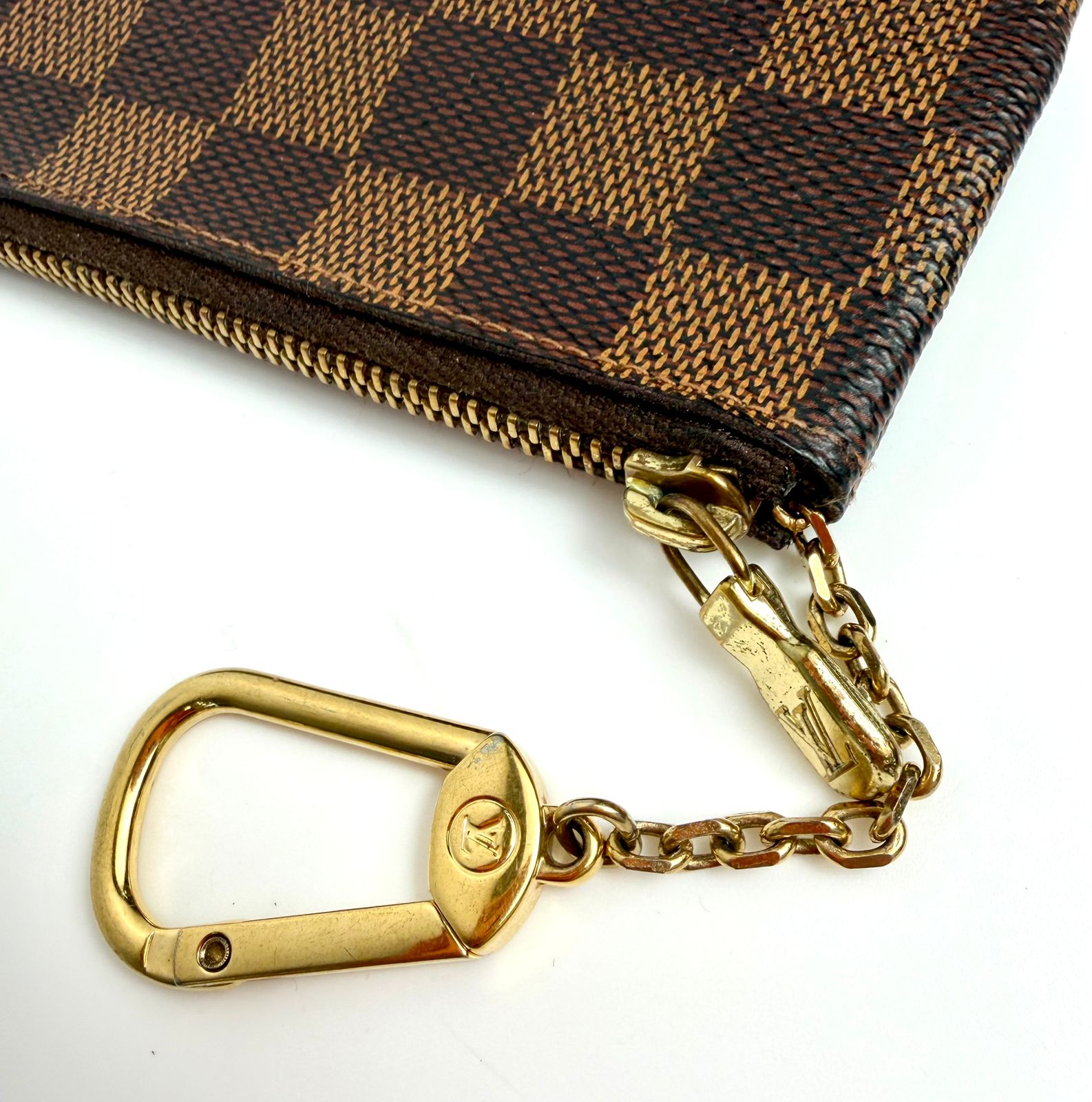 LOUIS VUITTON DAMIER EBENE CANVAS KEY POUCH