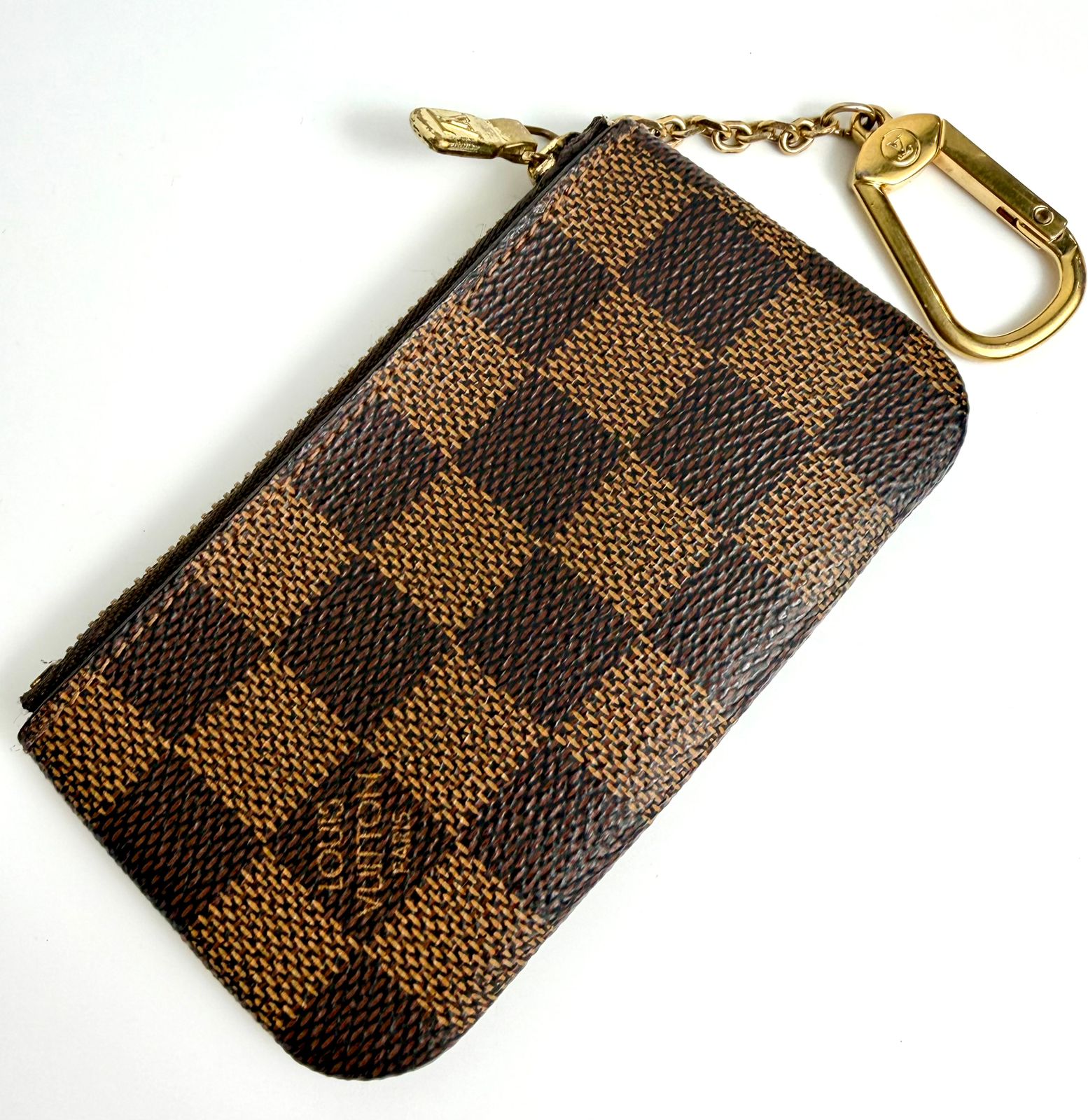 LOUIS VUITTON DAMIER EBENE CANVAS KEY POUCH