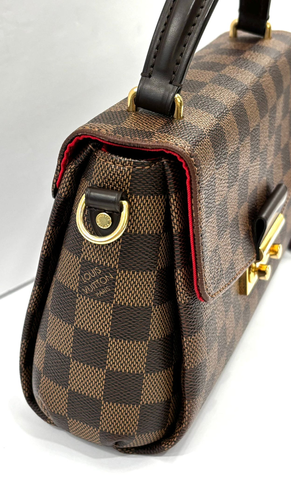 LOUIS VUITTON DAMIER EBENE CROISETTE CROSSBODY BAG