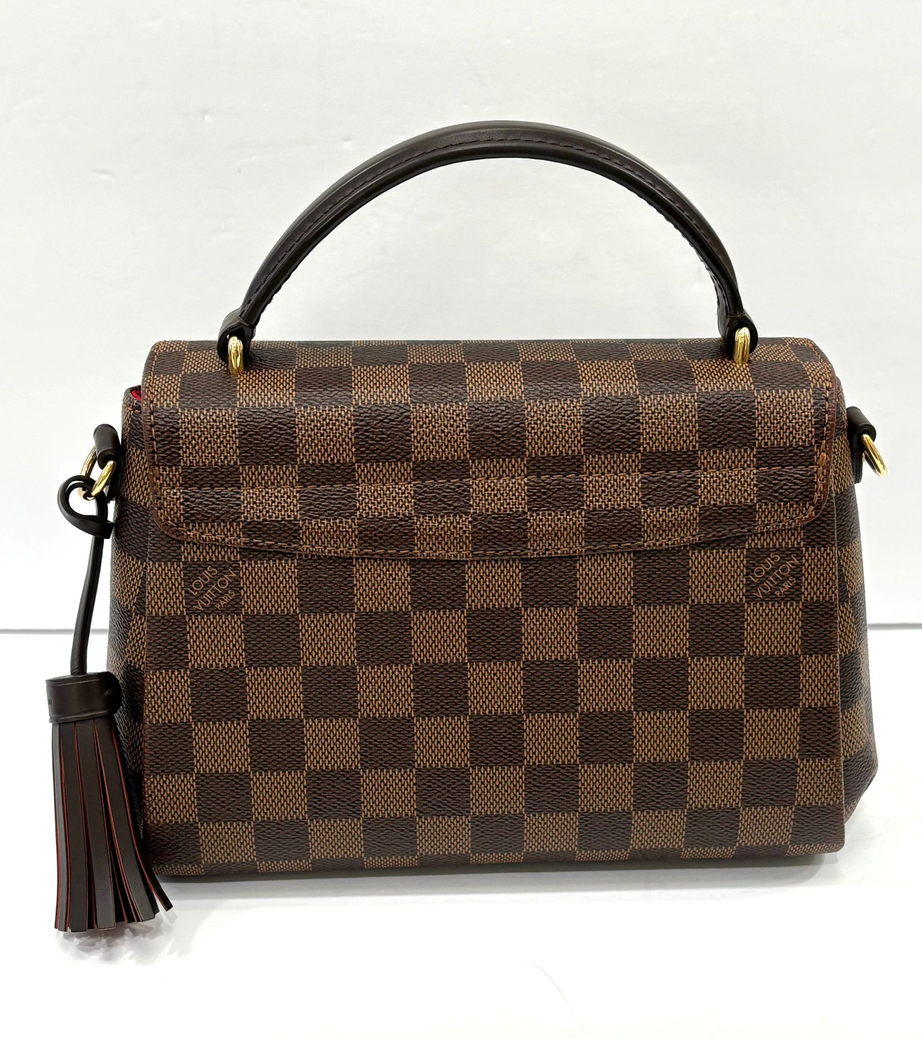 LOUIS VUITTON DAMIER EBENE CROISETTE CROSSBODY BAG