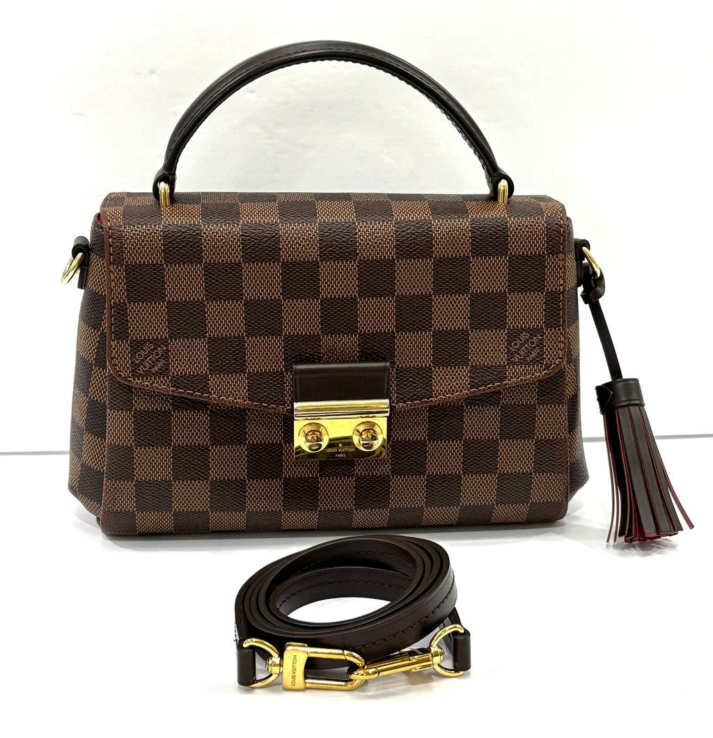 LOUIS VUITTON DAMIER EBENE CROISETTE CROSSBODY BAG