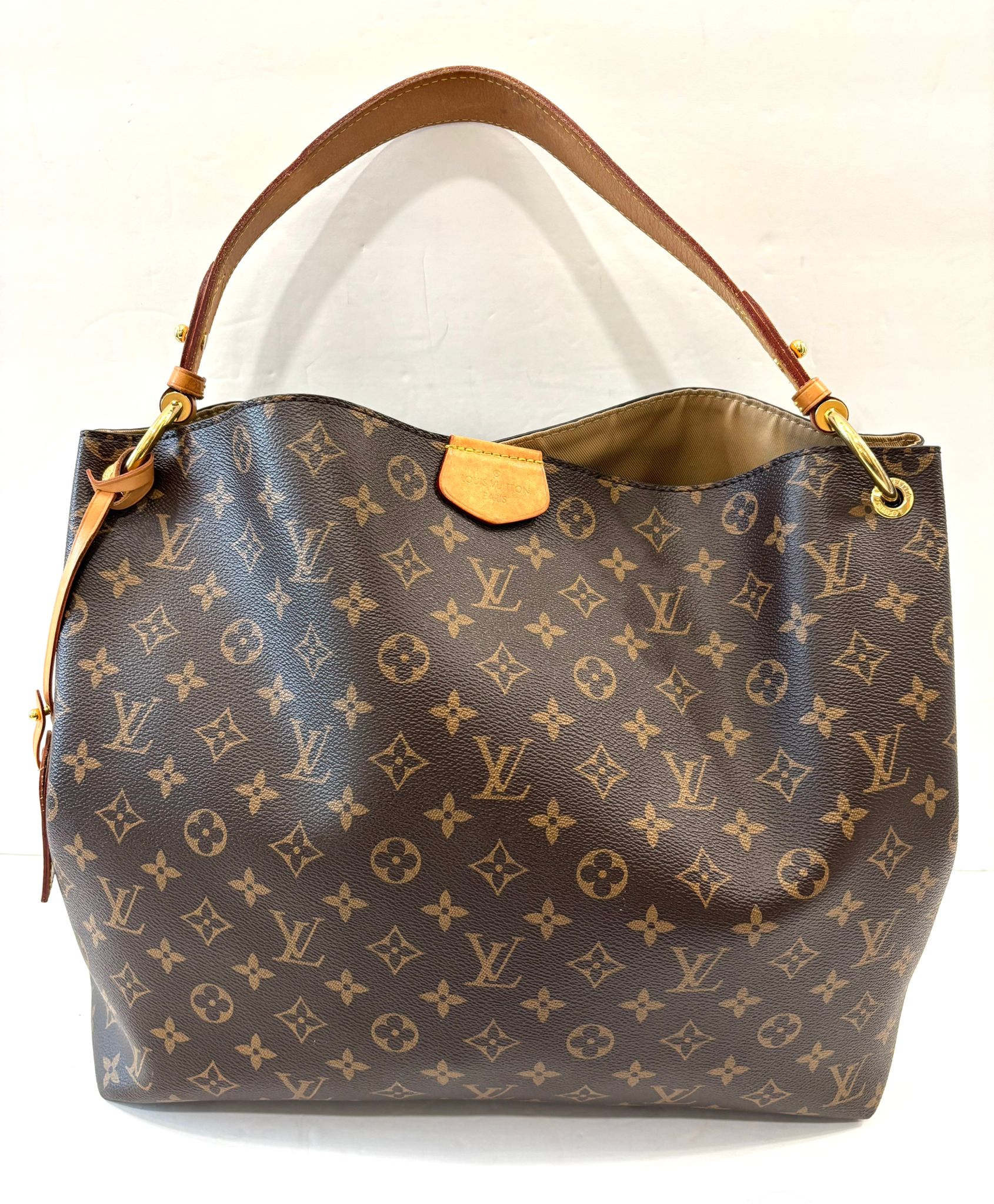 LOUIS VUITTON MONOGRAM GRACEFUL MM HOBO BAG