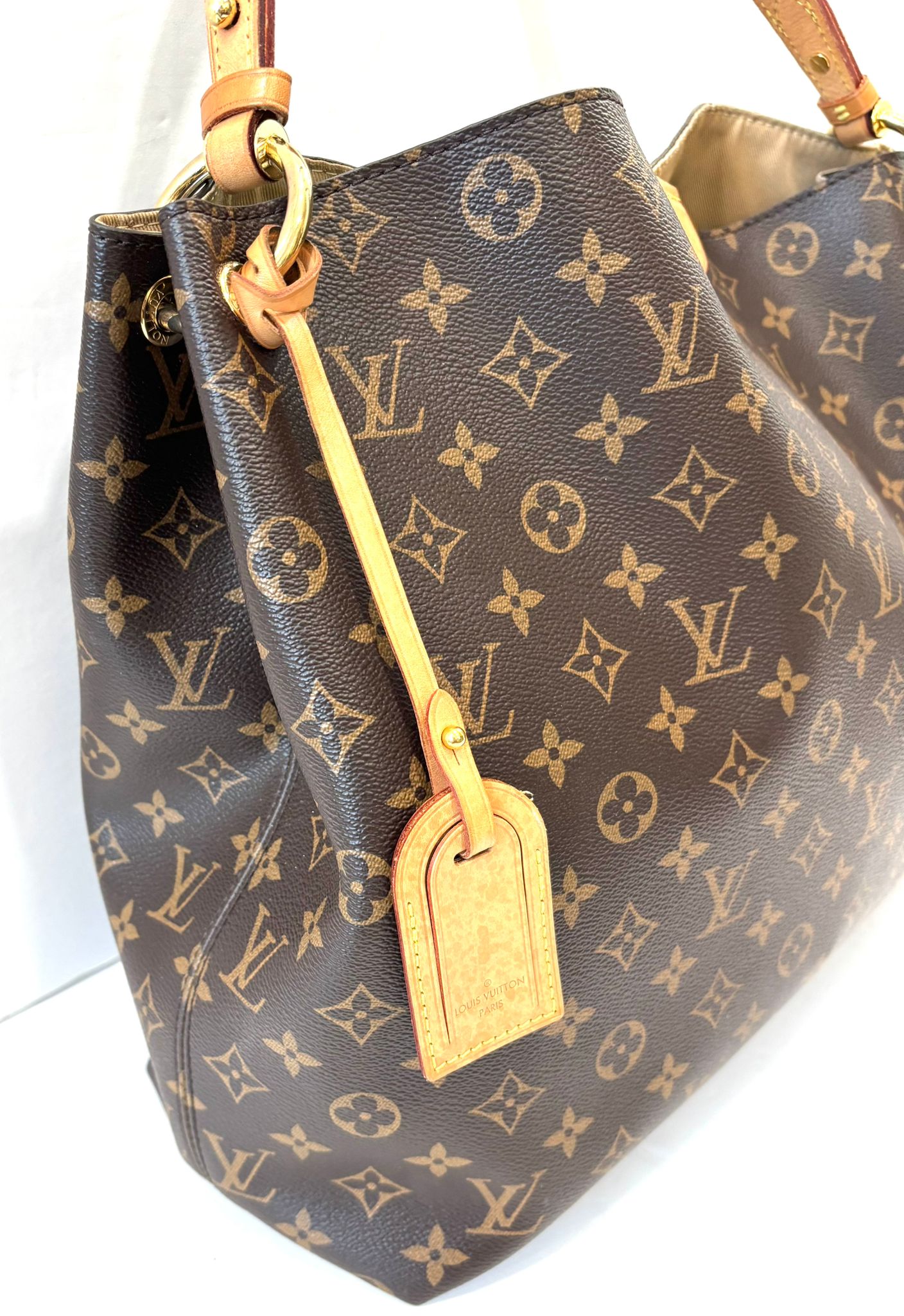 LOUIS VUITTON MONOGRAM GRACEFUL MM HOBO BAG
