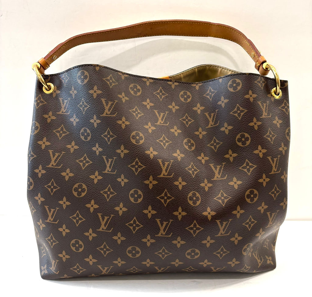 LOUIS VUITTON MONOGRAM GRACEFUL MM HOBO BAG