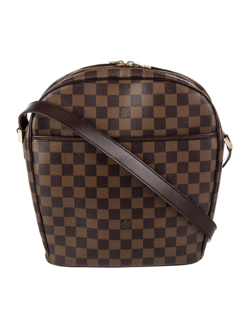 LOUIS VUITTON DAMIER EBENE IPANEME SHOULDER BAG