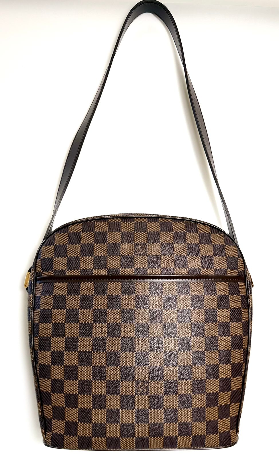 LOUIS VUITTON DAMIER EBENE IPANEME SHOULDER BAG