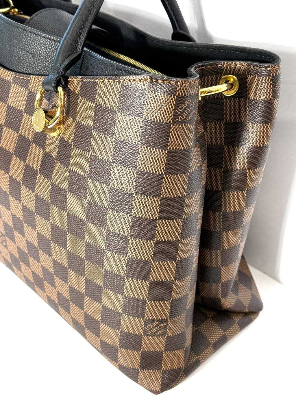 LOUIS VUITTON DAMIER EBENE LV RIVERSIDE TOTE BAG