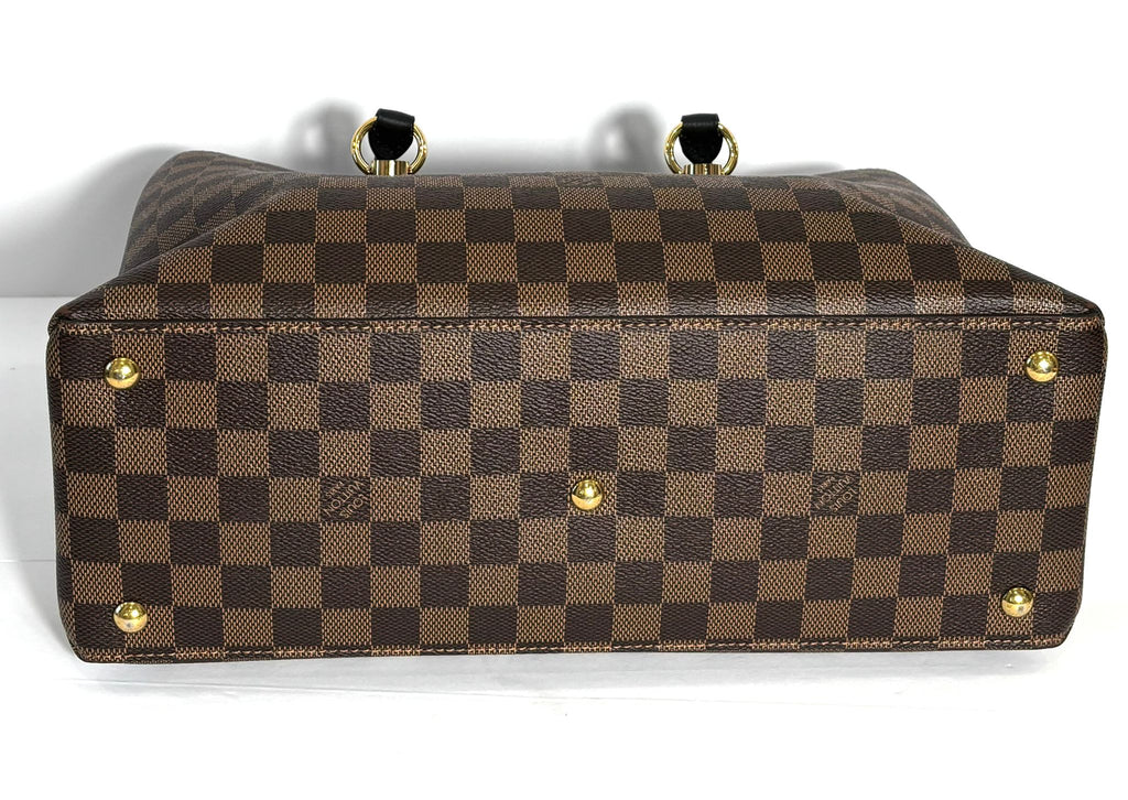 LOUIS VUITTON DAMIER EBENE LV RIVERSIDE TOTE BAG