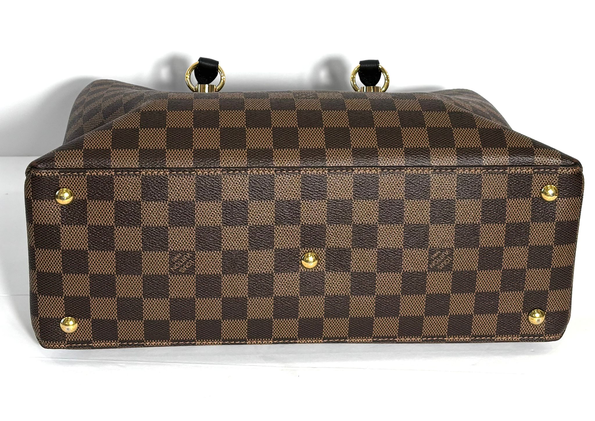 LOUIS VUITTON DAMIER EBENE LV RIVERSIDE TOTE BAG