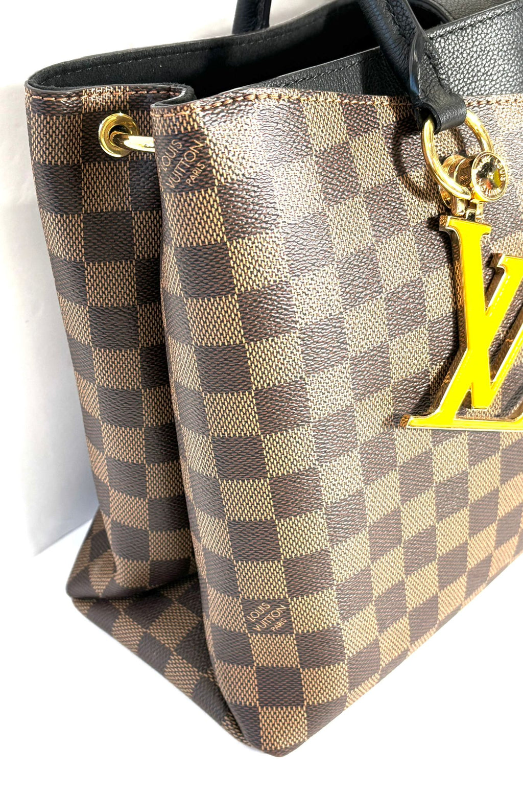 LOUIS VUITTON DAMIER EBENE LV RIVERSIDE TOTE BAG