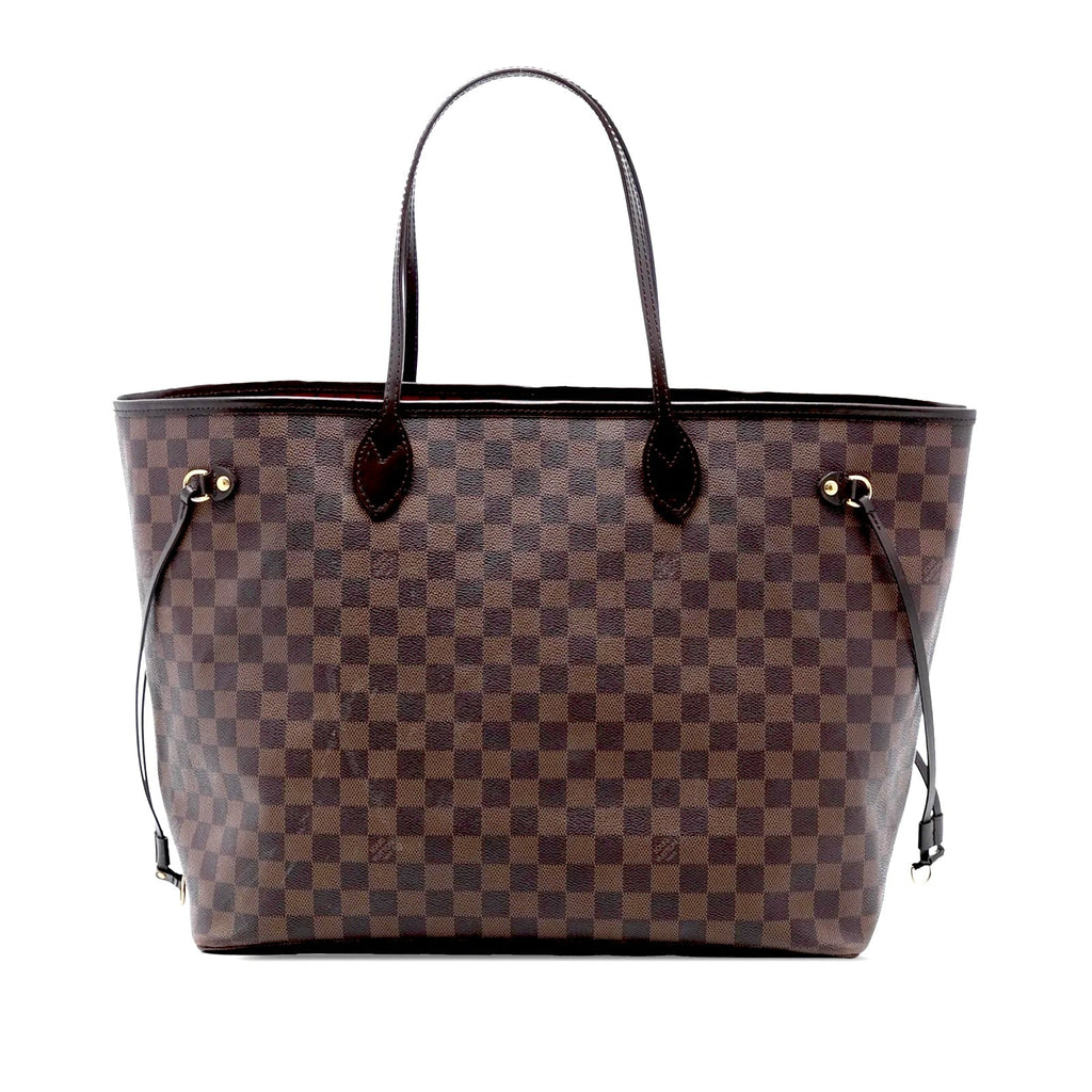 LOUIS VUITTON DAMIER EBENE NEVERFULL GM TOTE BAG