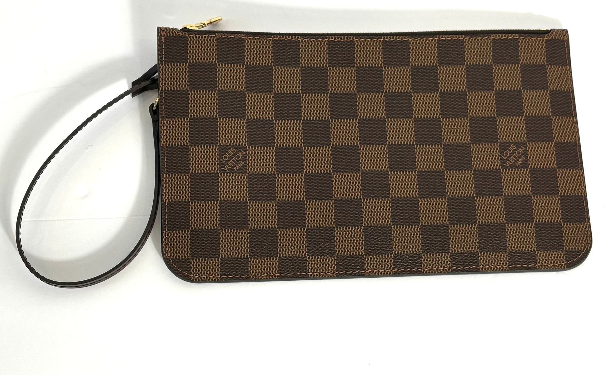 LOUIS VUITTON DAMIER EBENE NEVERFULL MM POCHETTE