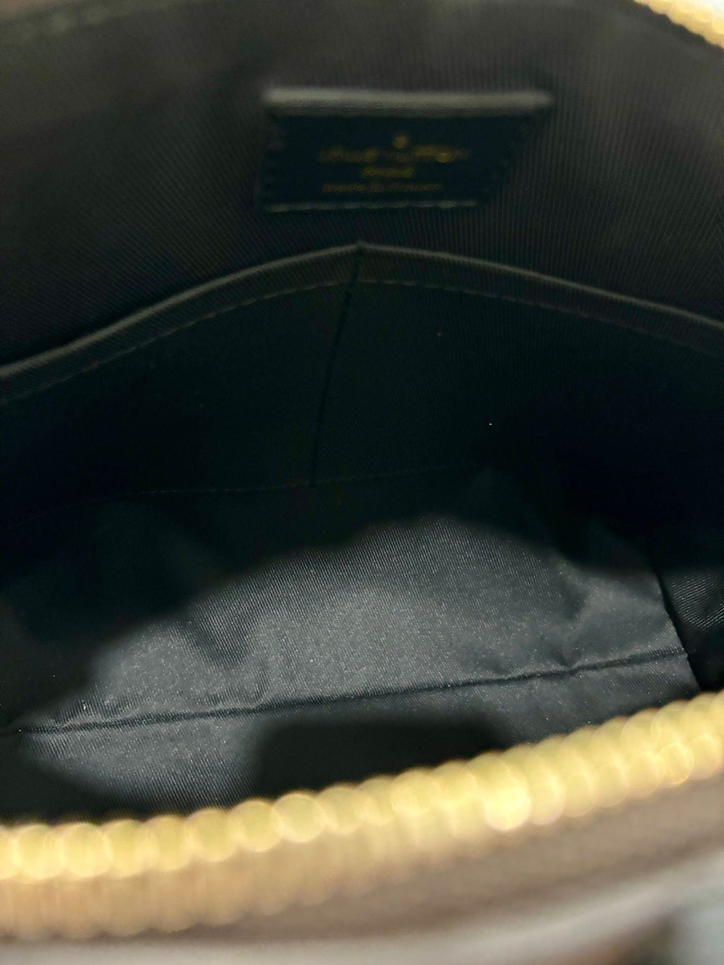 LOUIS VUITTON DAMIER EBENE ODEON PM SHOULDER BAG