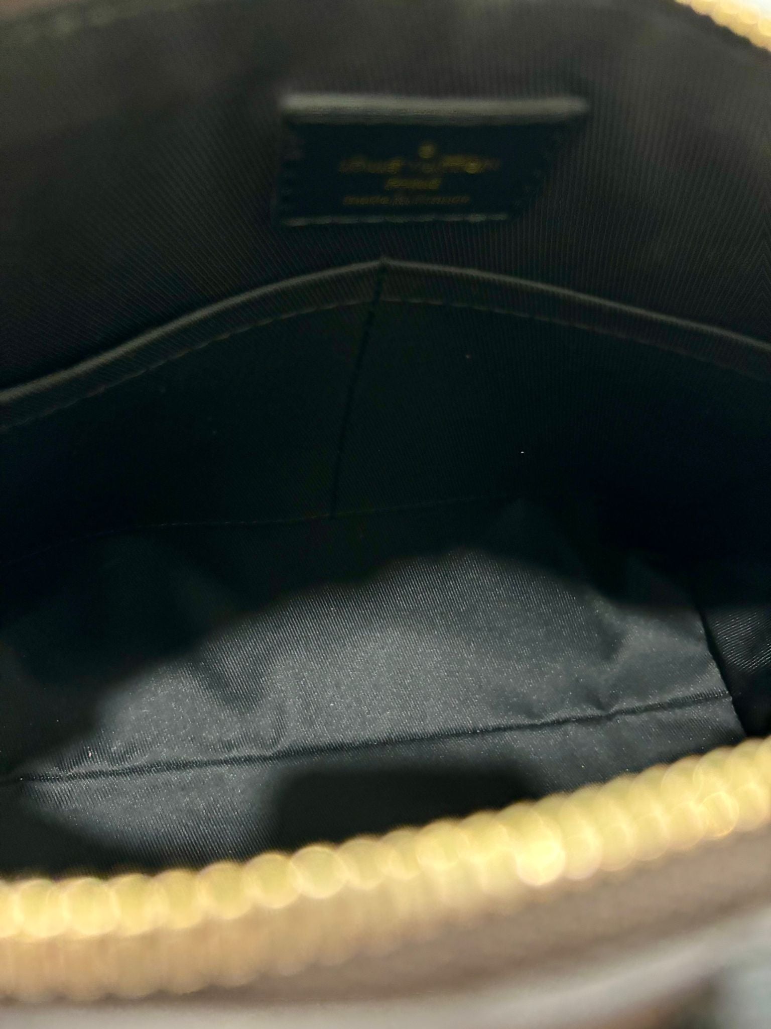 LOUIS VUITTON DAMIER EBENE ODEON PM SHOULDER BAG