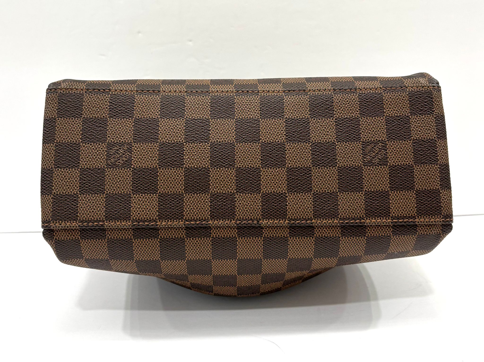 LOUIS VUITTON DAMIER EBENE ODEON PM SHOULDER BAG