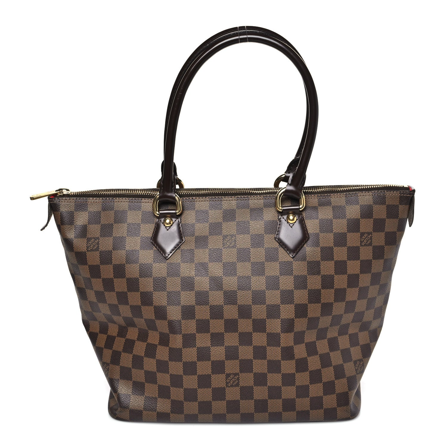 LOUIS VUITTON DAMIER EBENE SALEYA MM TOTE BAG