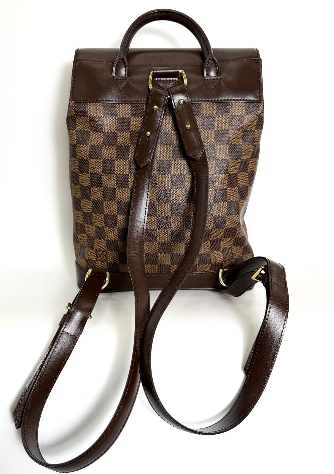 LOUIS VUITTON DAMIER EBENE SOHO BACKPACK