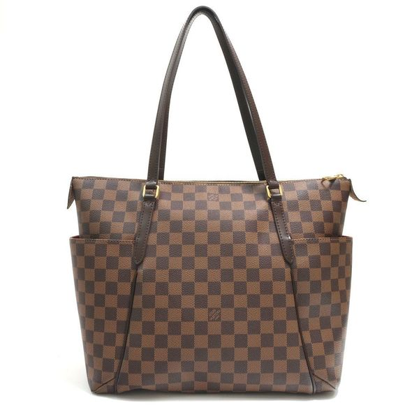 LOUIS VUITTON DAMIER EBENE TOTALLY MM TOTE BAG