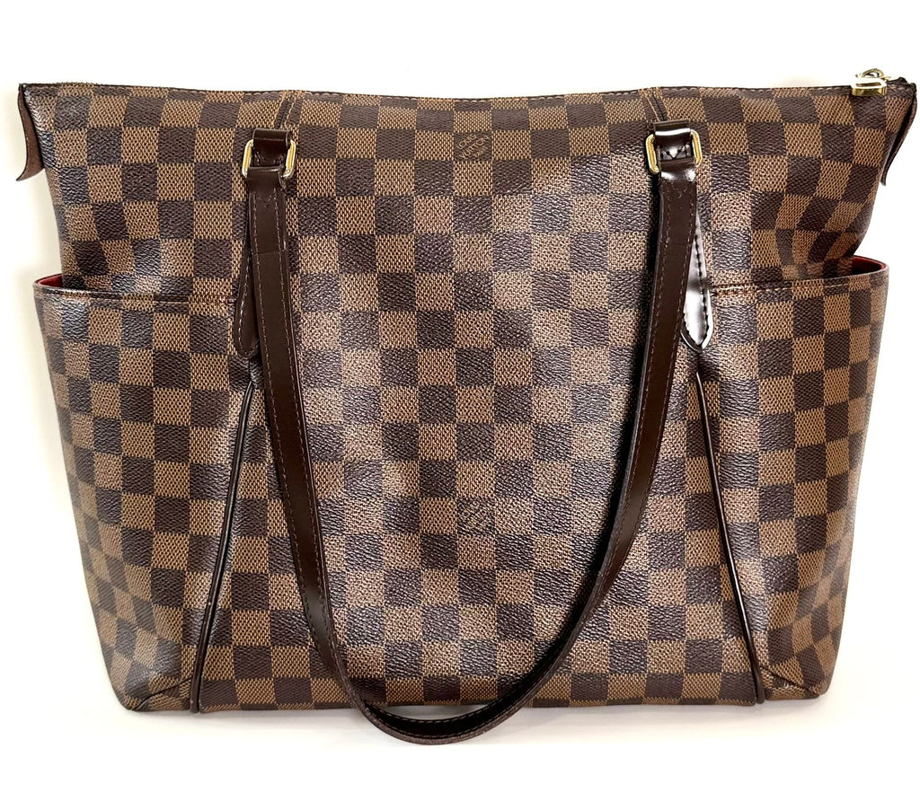 LOUIS VUITTON DAMIER EBENE TOTALLY MM TOTE BAG