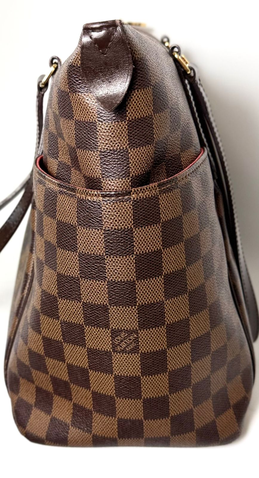 LOUIS VUITTON DAMIER EBENE TOTALLY MM TOTE BAG