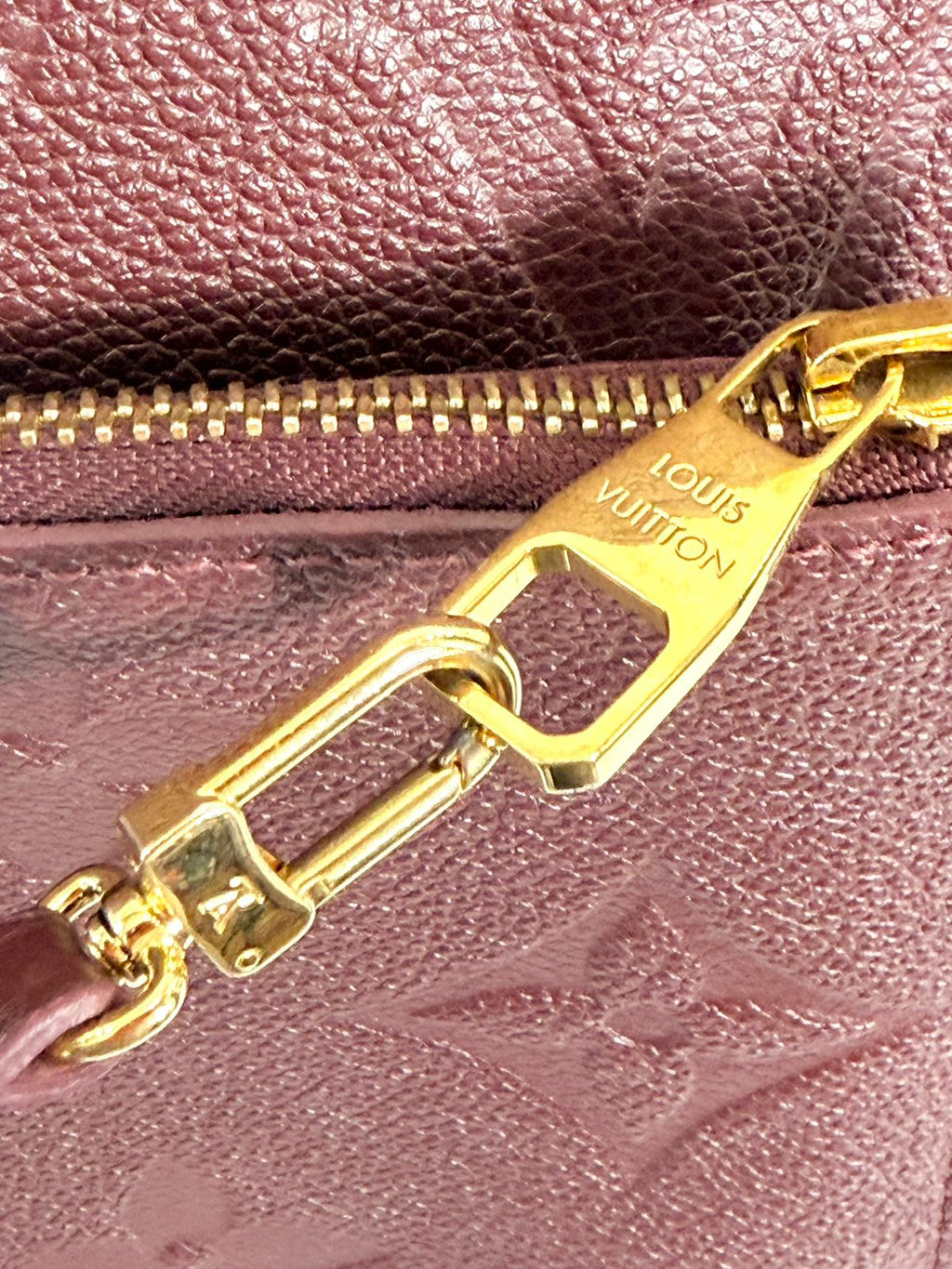 LV GIANT MONOGRAM  EMPREINTE LEATHER NEVERFULL MM TOTE BAG