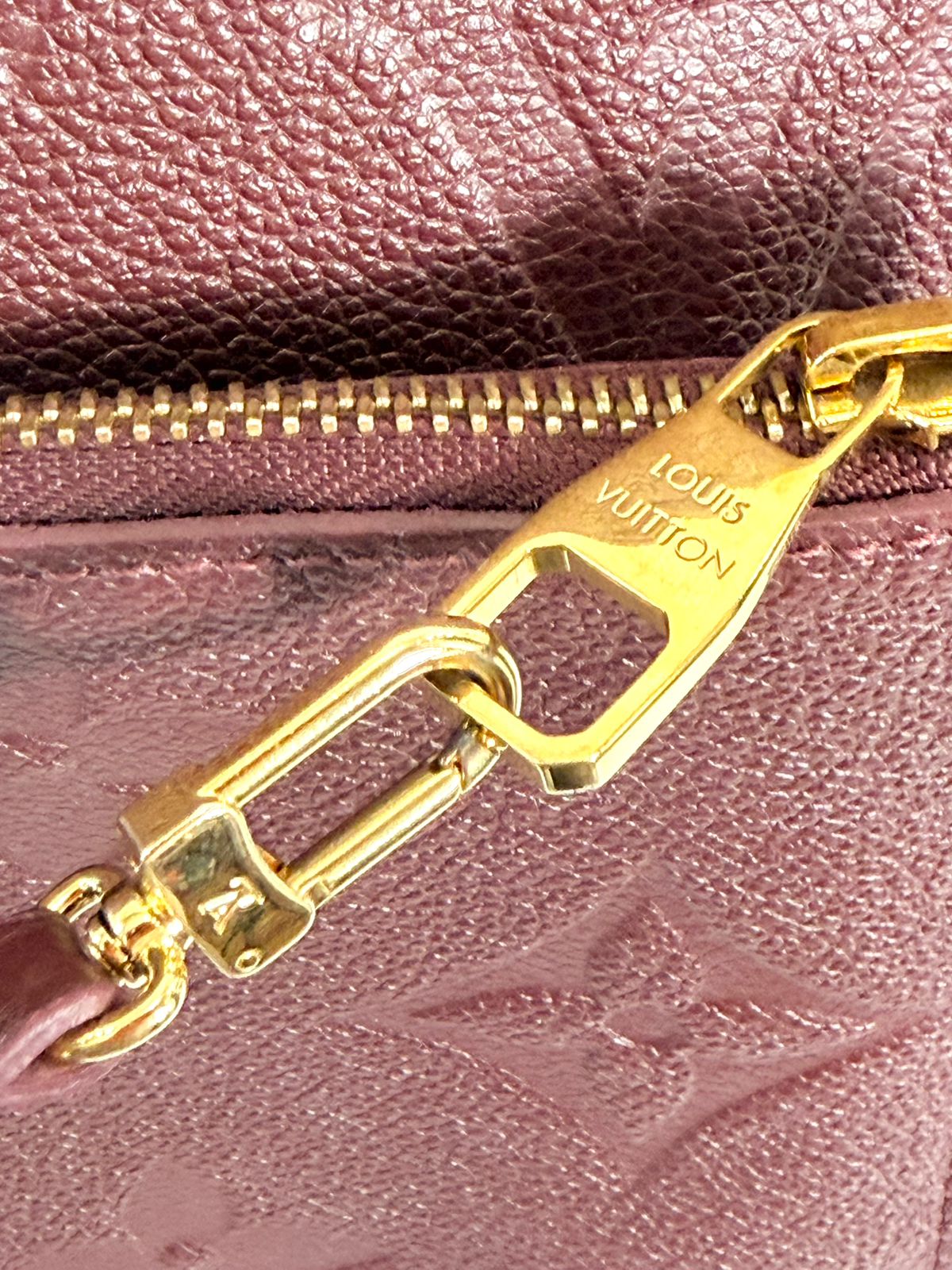 LV GIANT MONOGRAM  EMPREINTE LEATHER NEVERFULL MM TOTE BAG