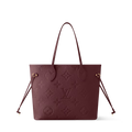 LV GIANT MONOGRAM  EMPREINTE LEATHER NEVERFULL MM TOTE BAG