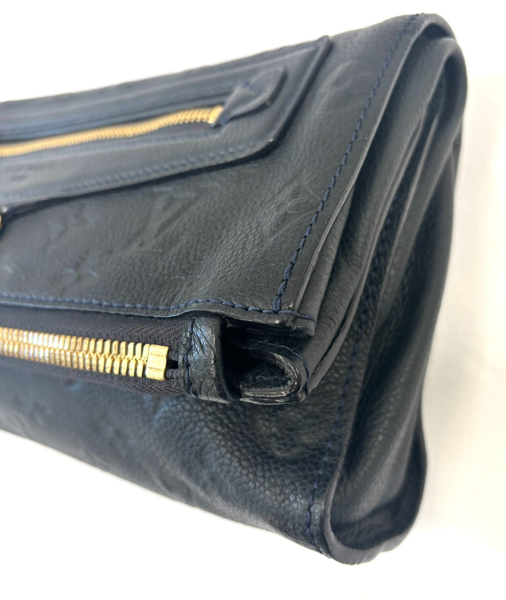 LOUIS VUITTON EMPREINTE LEATHER PETILLANTE INFINI CLUTCH BAG