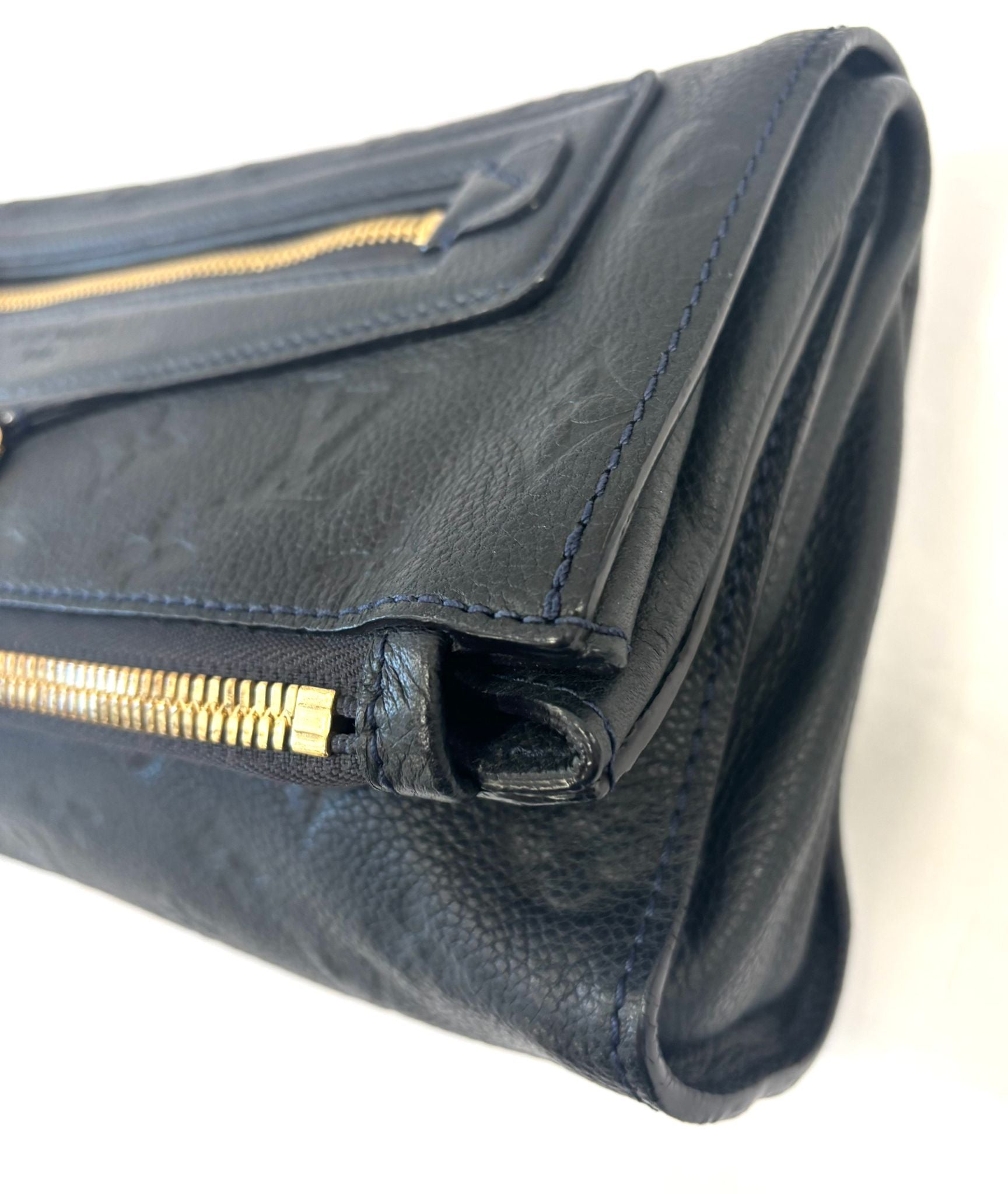 LOUIS VUITTON EMPREINTE LEATHER PETILLANTE INFINI CLUTCH BAG