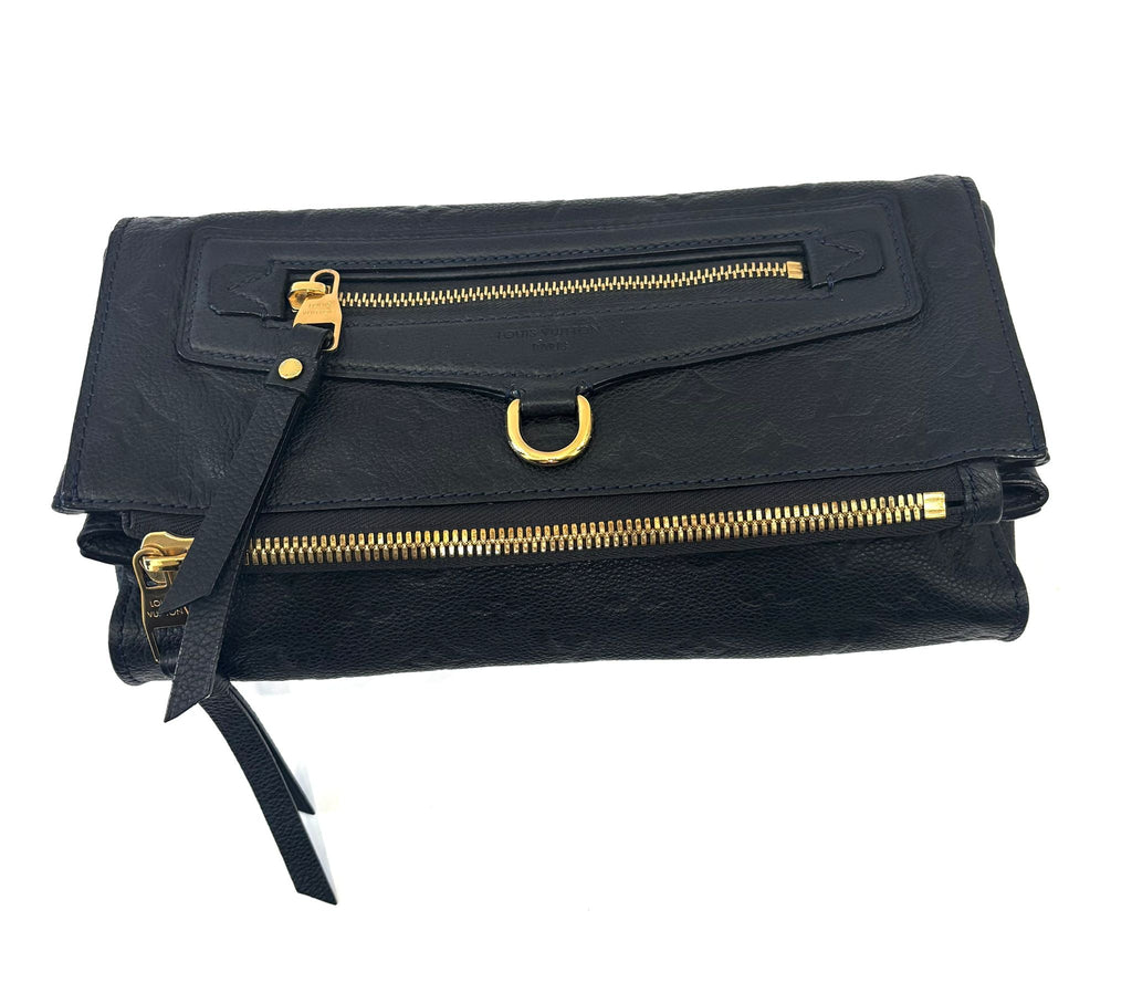 LOUIS VUITTON EMPREINTE LEATHER PETILLANTE INFINI CLUTCH BAG