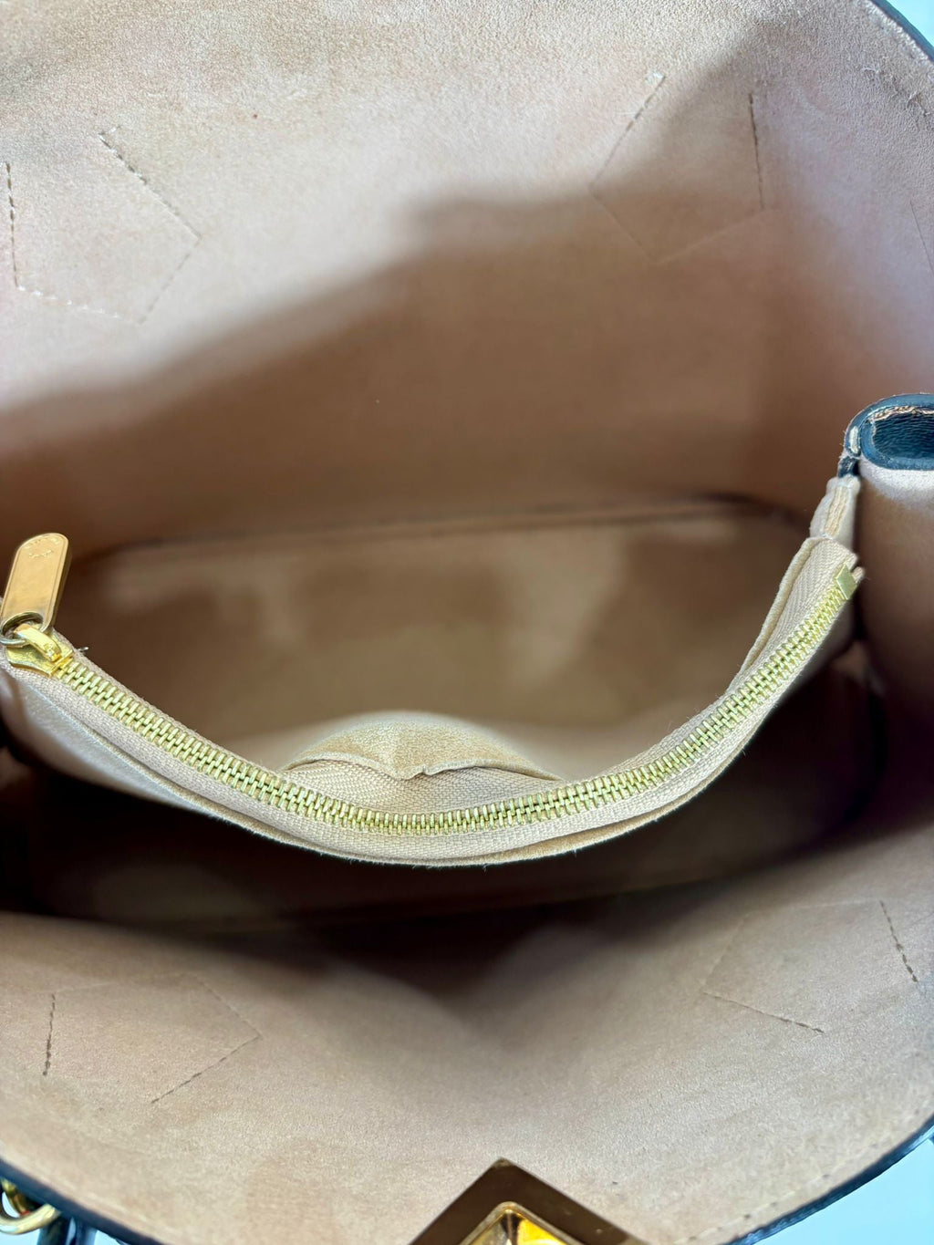 LOUIS VUITTON KENSINGTON-DAMIER EBENE CANVAS SATCHEL