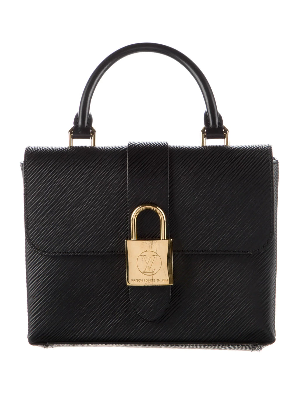 LOUIS VUITTON LEATHER LOCKY BB SHOULDER BAG