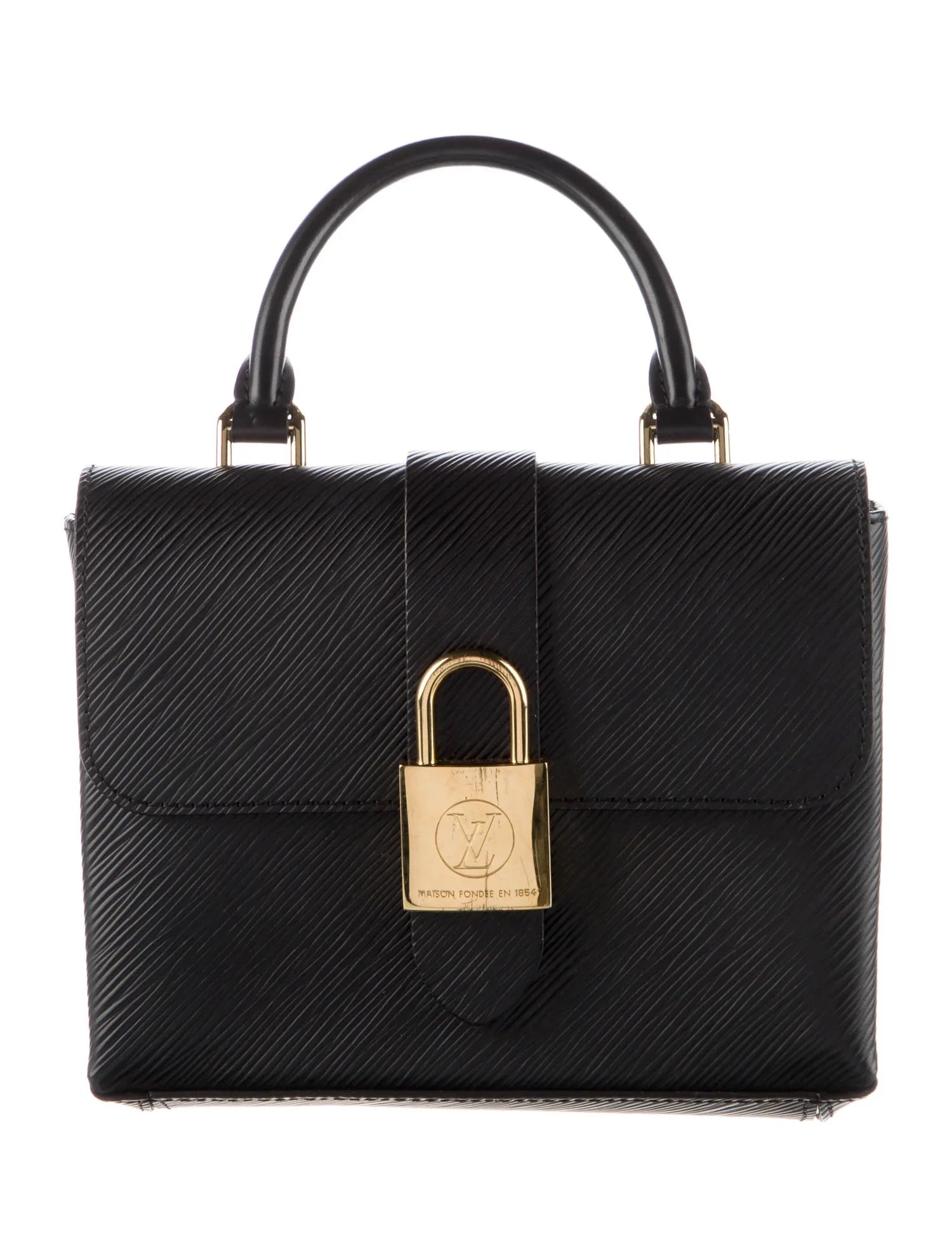 LOUIS VUITTON LEATHER LOCKY BB SHOULDER BAG