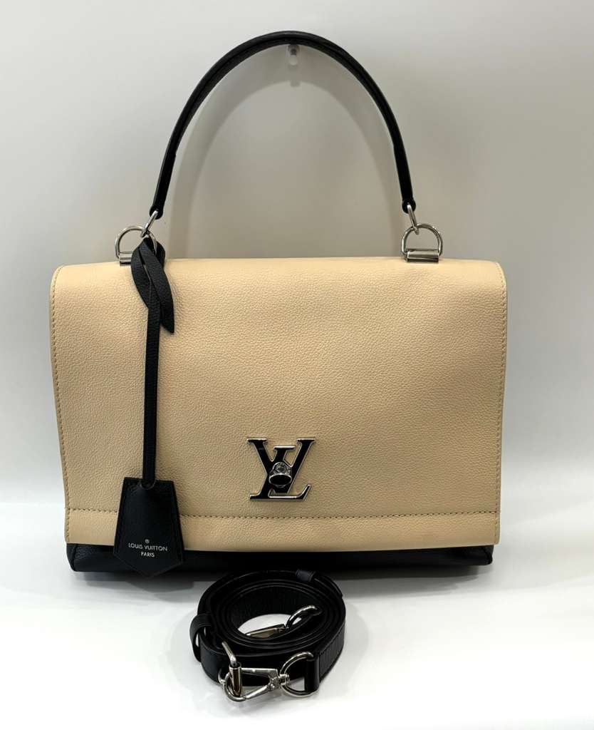 LOUIS VUITTON LOCKME LEATHER HANDBAG