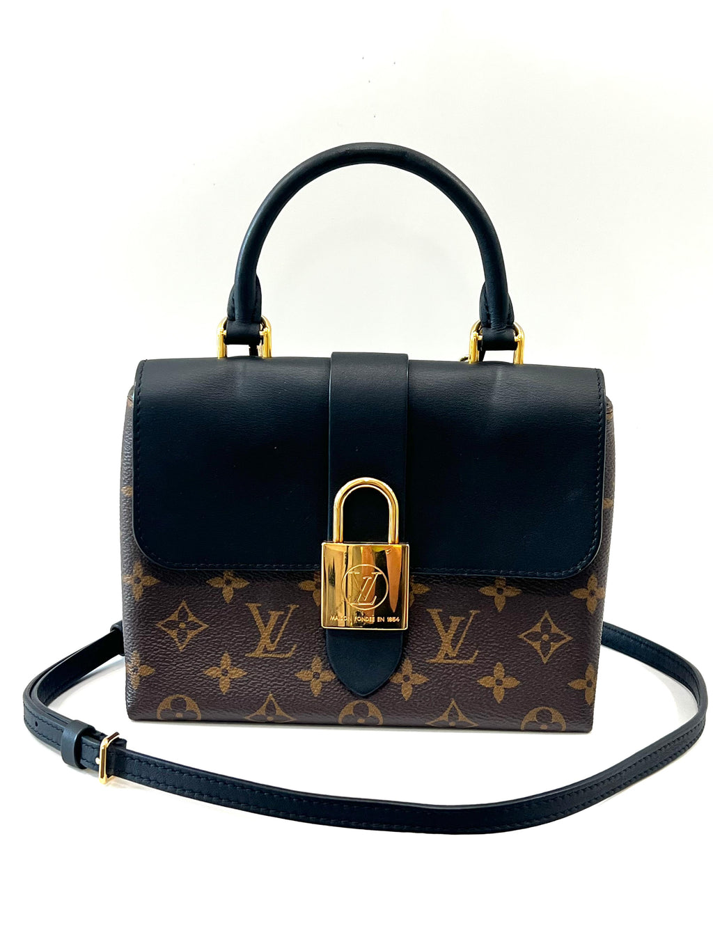 LOUIS VUITTON LOCKY MONOGRAM BB HANDBAG