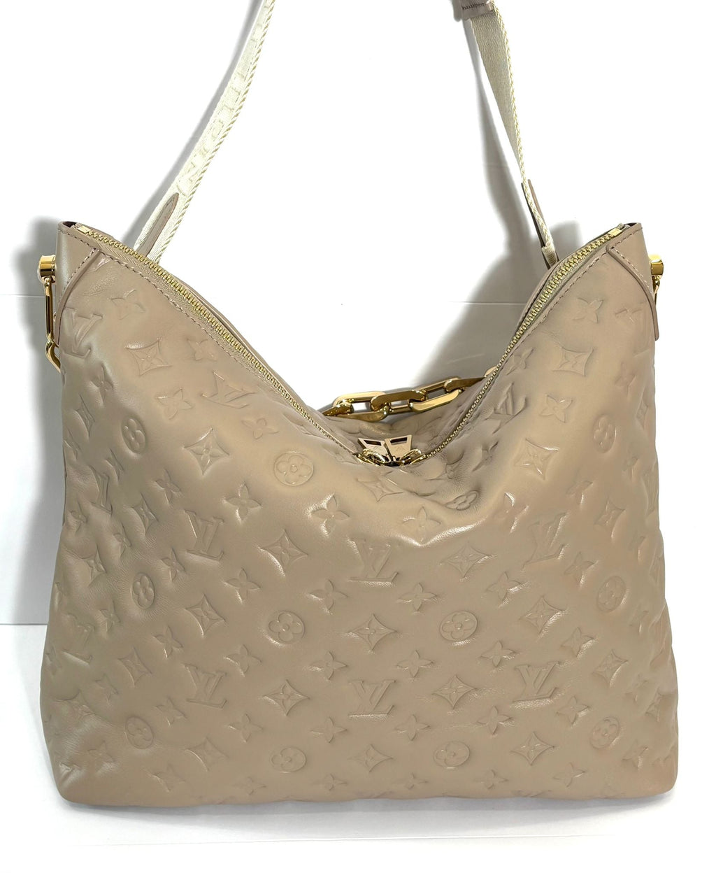 LOUIS VUITTON LV MONOGRAM COUSSIN MM HOBO BAG