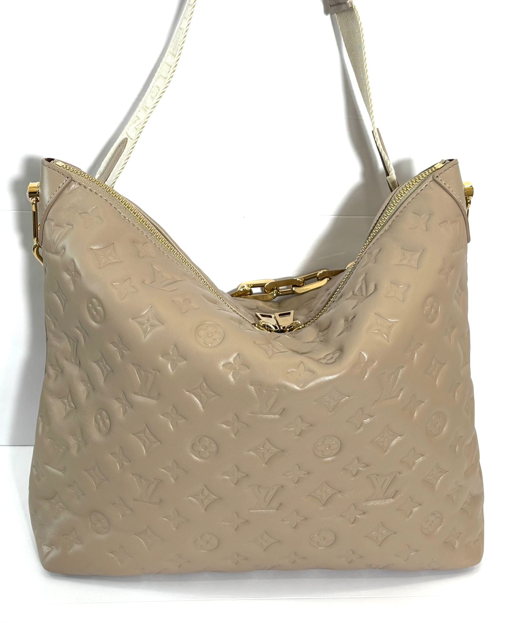 LOUIS VUITTON LV MONOGRAM COUSSIN MM HOBO BAG