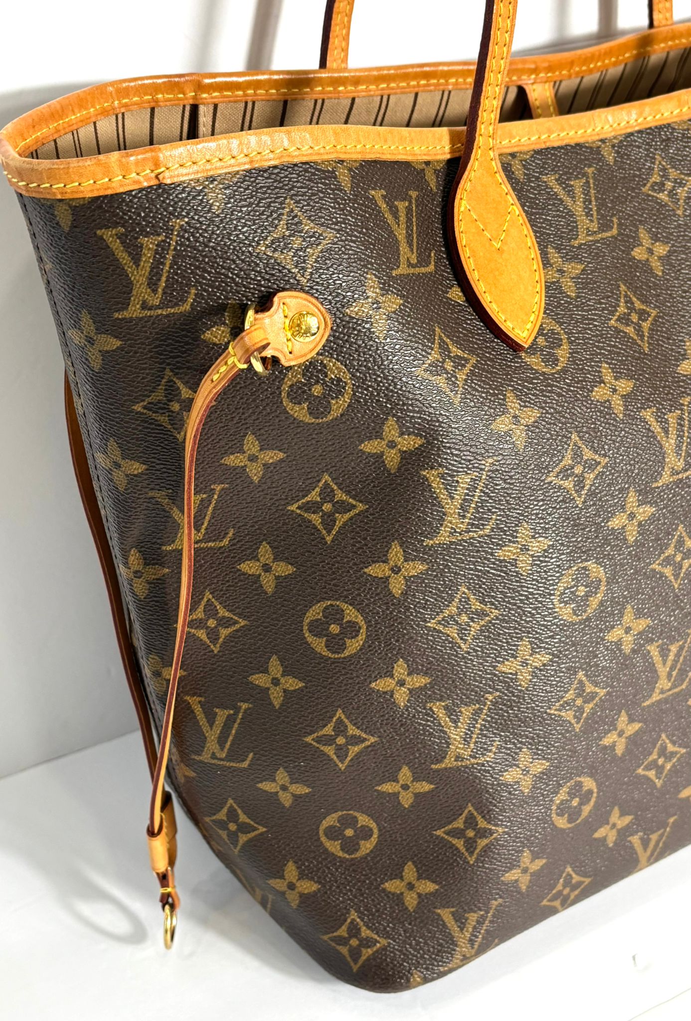 LOUIS VUITTON MONOGRAM NEVERFULL MM VINTAGE TOTE BAG