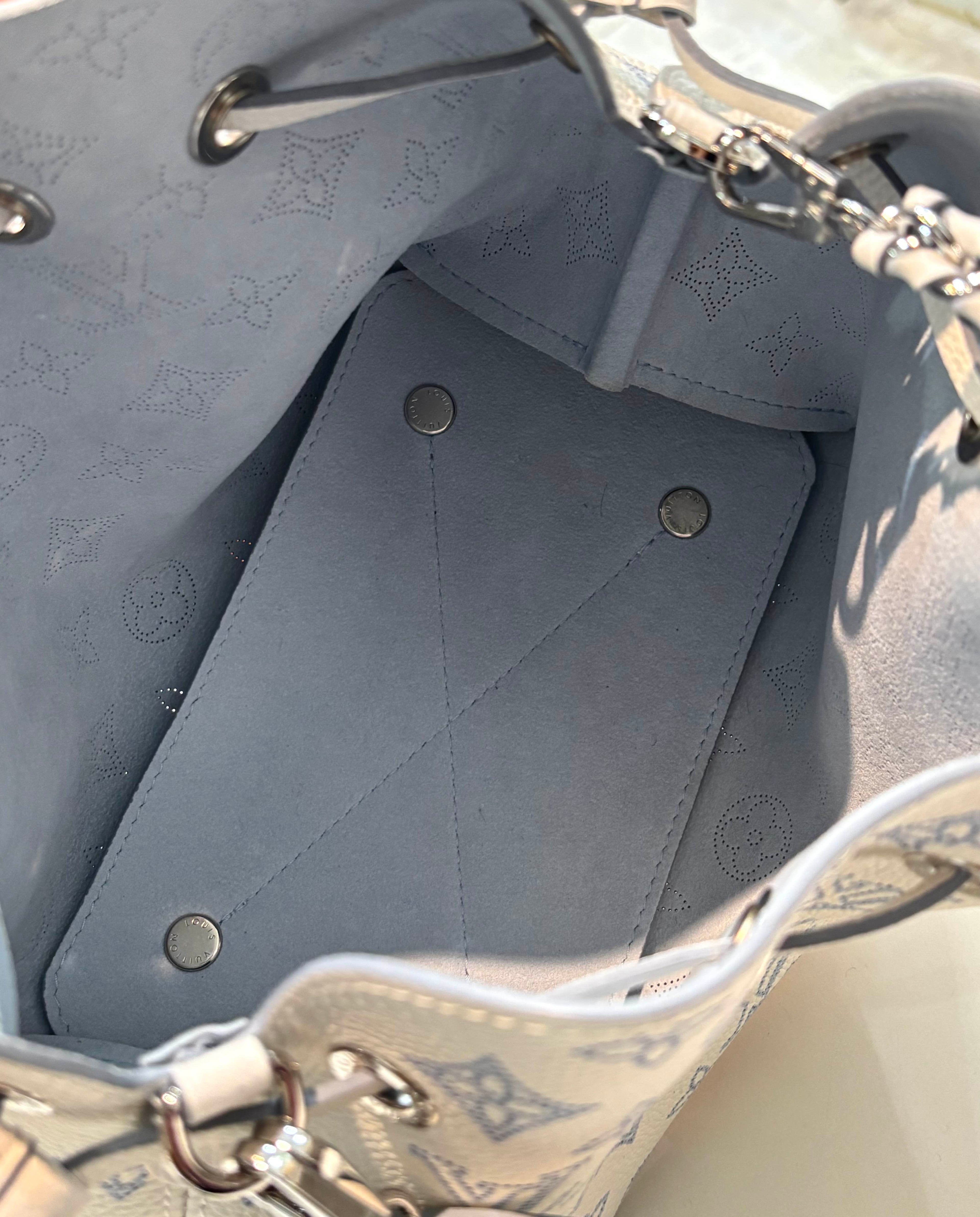LOUIS VUITTON BELLA MAHINA PERFORATED CALFSKIN LEATHER BAG