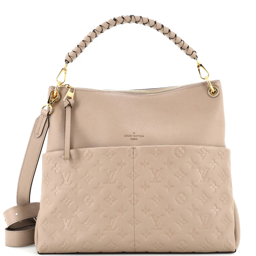 LOUIS VUITTON MAIDA MONOGRAM EMPREINTE LEATHER HANDBAG